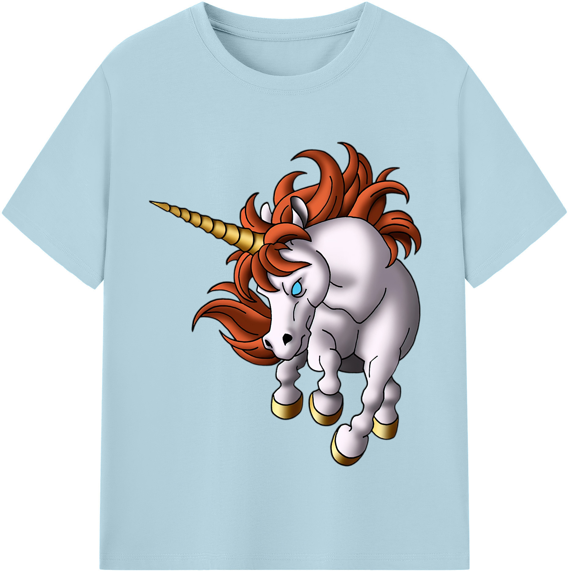 （画像用） ドラゴンクエスト Doragon Kuesuto Dragon Quest 綿100％半袖Tシャツ（フロントプリント）